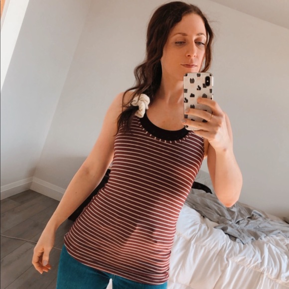 lululemon athletica Tops - Striped Red and white Lululemon tank